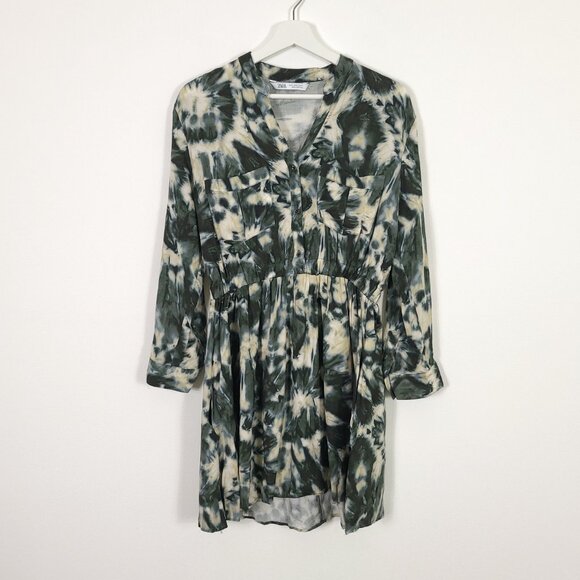 Zara Printed Mini Dress - Picture 3 of 9